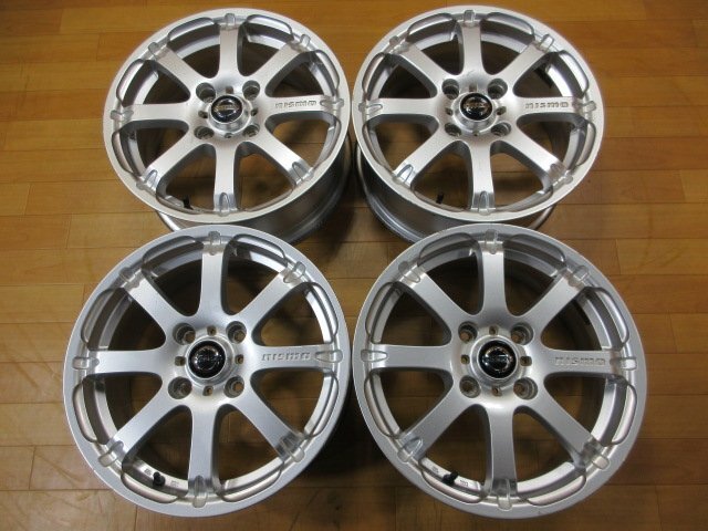 希少! レア PCD:114.3 4穴 ニスモ NISMO MC-8 RAYS レイズ製 日産 純正 オプション アルミホイール 4本セット 16インチ 6.5J+45拍卖