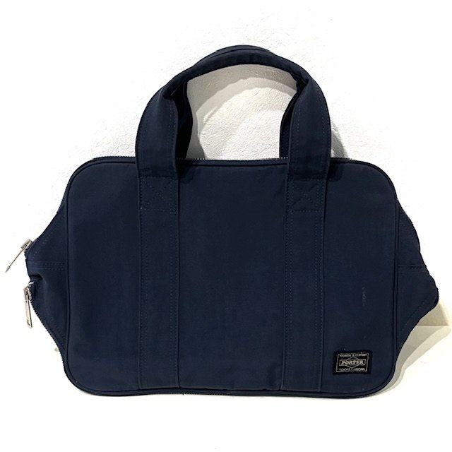 吉田カバン PORTER ポーター エレガントバッグ 2WAY ネイビー ビジネス 普段使い ハンドバッグ ユニセックス拍卖