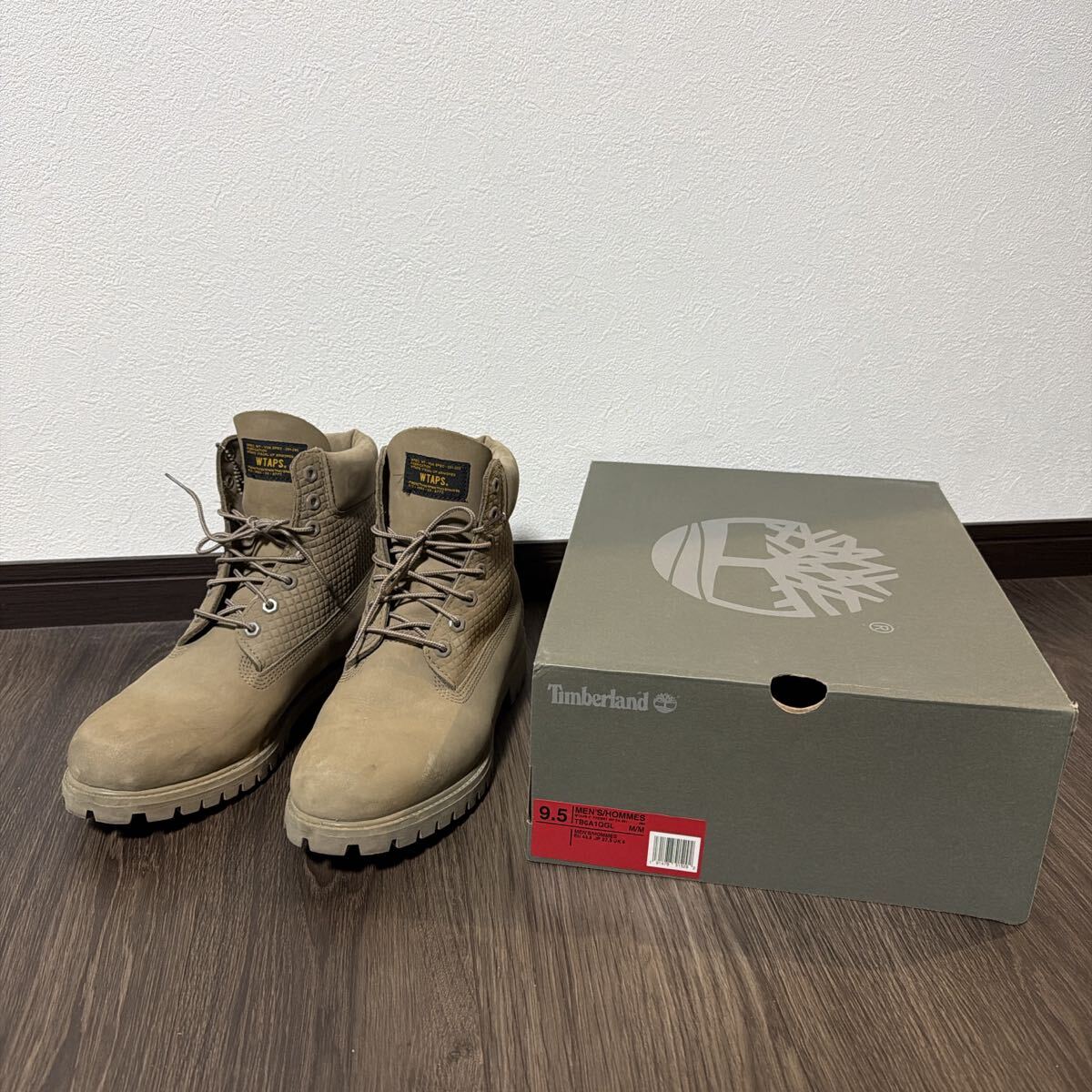 即決送料込み 世界500足限定 WTAPS × Timberland 6インチブーツ ティンバーランド ダブルタップス ウォータープルーフ拍卖