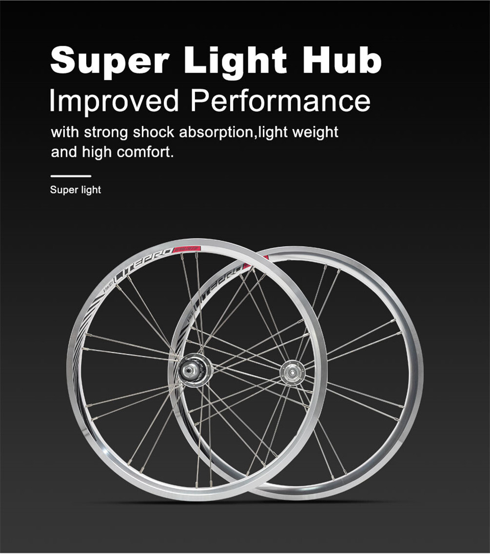 送料無料《 Litepro 11速対応 軽量ホイール シルバー F74mm / R130mm 20インチ / 406 》シールドベアリング ライトプロ DAHON、tern車に拍卖