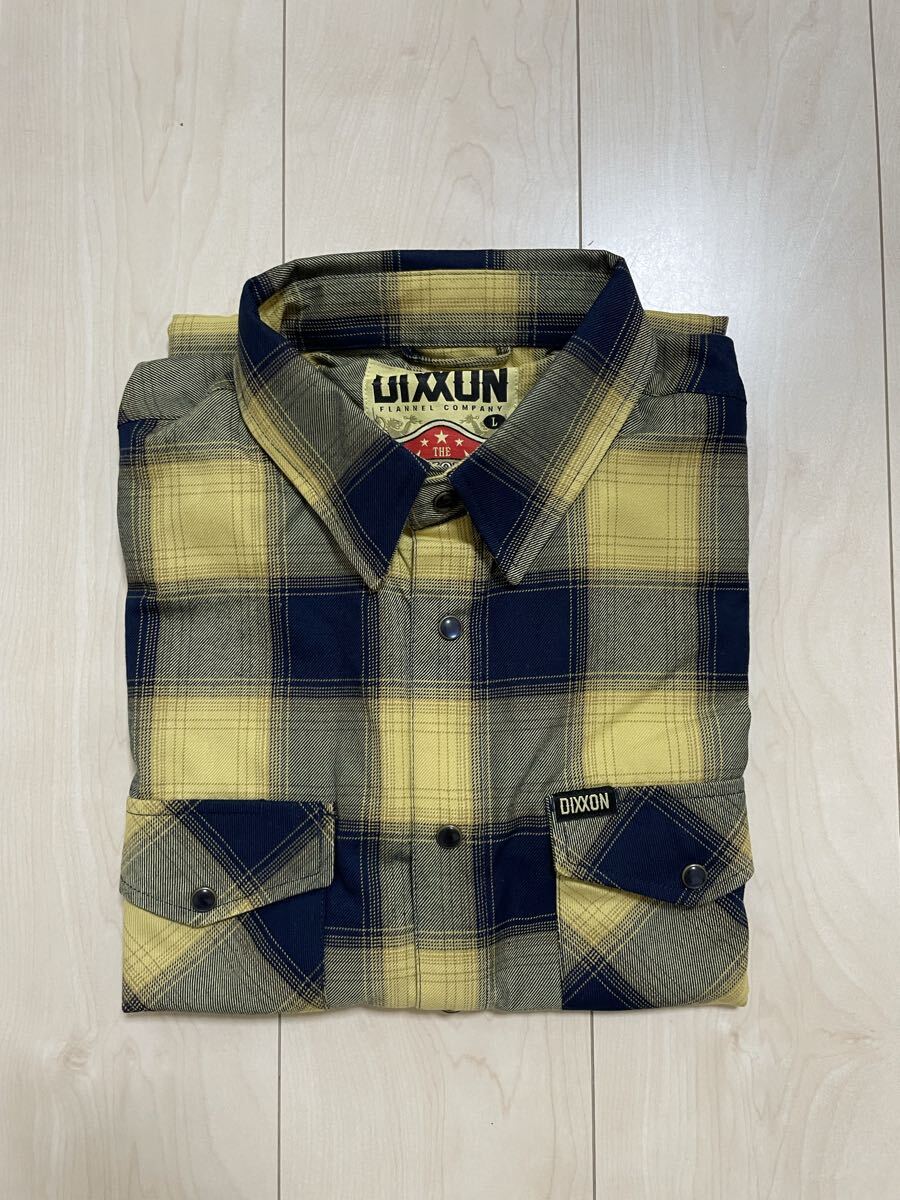 新品未使用★DIXXON FLANNEL チェック フランネルシャツ ライダー チカーノ 西海岸 ローライダー メキシカン LA Chicano サイズUS L 拍卖