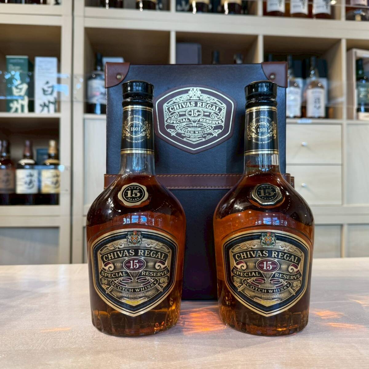 102236 シーバスリーガル 15年 2本セット ケース付 CHIVAS REGAL 750ml 拍卖