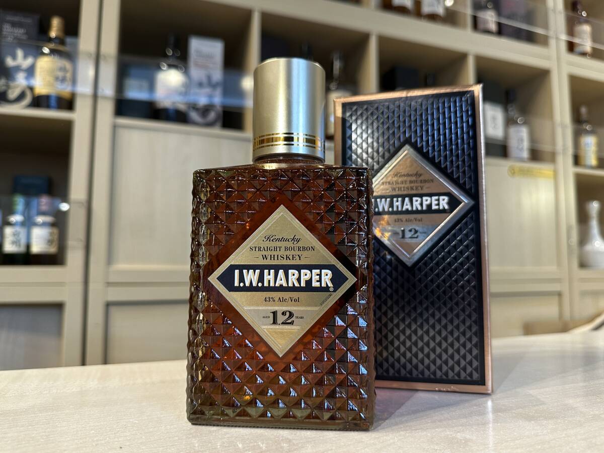 100229 IWハーパー 12年 IW HARPER 750ml 43% バーボン 箱付拍卖