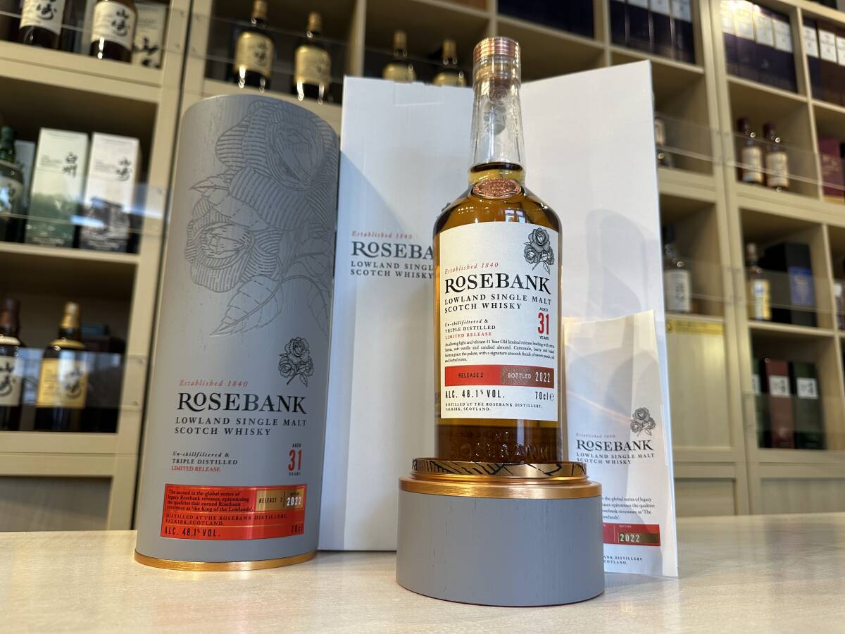 1020141 ROSEBANK ローズバンク 31年 リリース2 2022 ローランド シングルモルト ウイスキー 700ml 48.1% 箱 冊子付拍卖