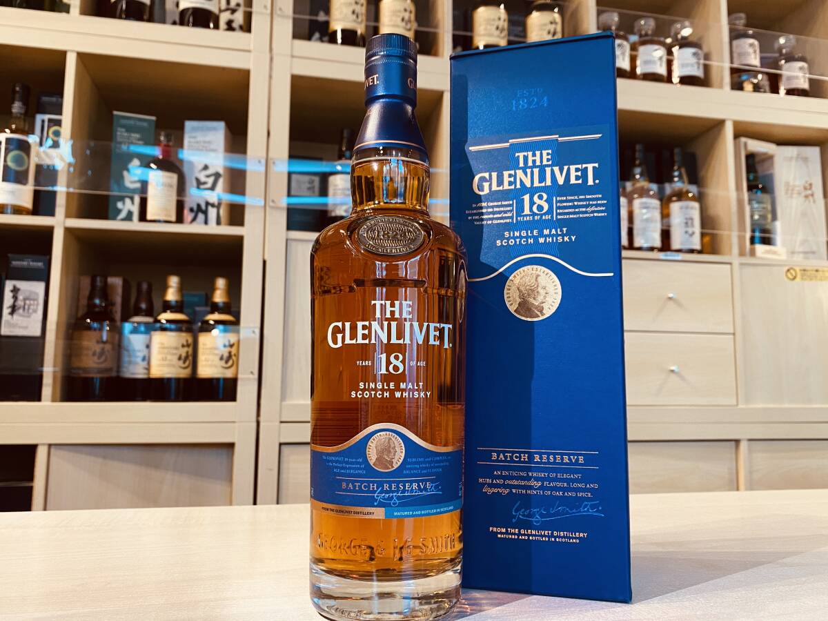102132 グレンリベット 18年 バッチ リザーブ 箱付 700ml 40% GLENLIVET拍卖