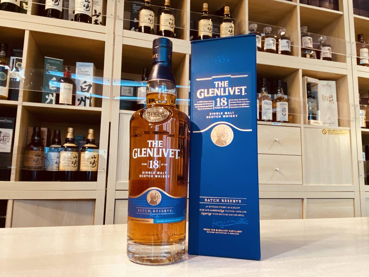 102133 グレンリベット 18年 バッチ リザーブ 箱付 700ml 40% GLENLIVET拍卖