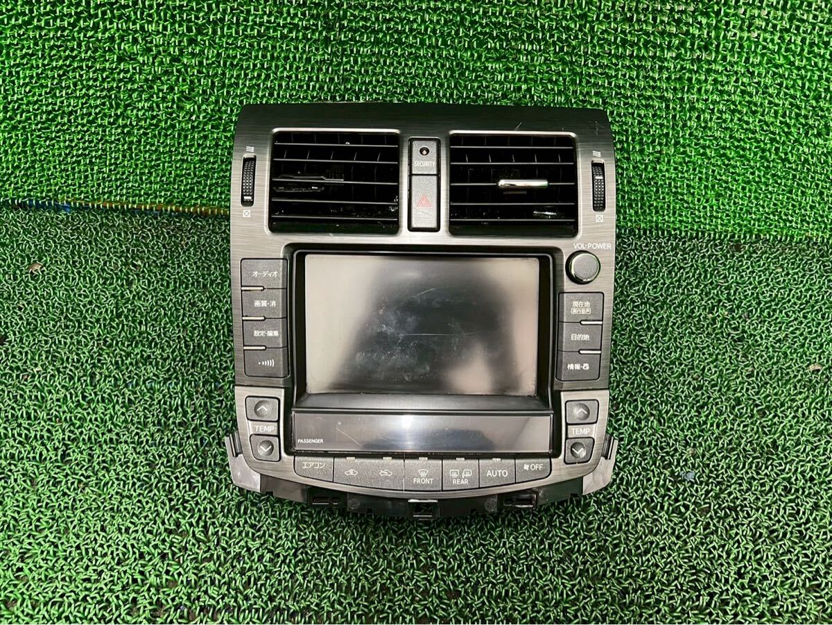 200系 後期 クラウンアスリート マルチナビ ユニット パネルセット  エアコン口 つき フルセット  ナビ 早い者勝ち 純正拍卖