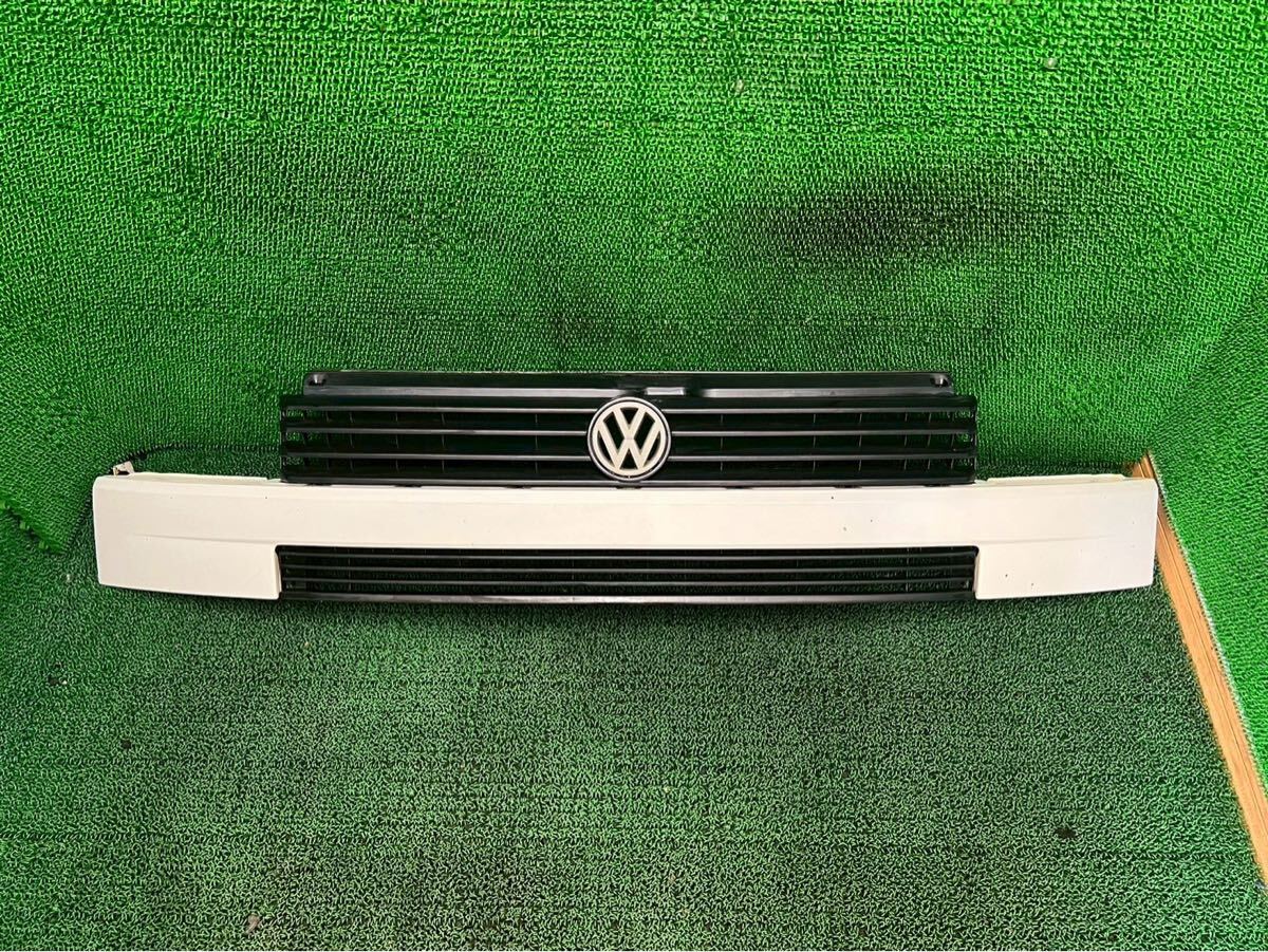 ヴァナゴン T4 フロントバンパー マットブラックグリル 当時物 アウディ Germany 美品 バンパー フロント グリル拍卖