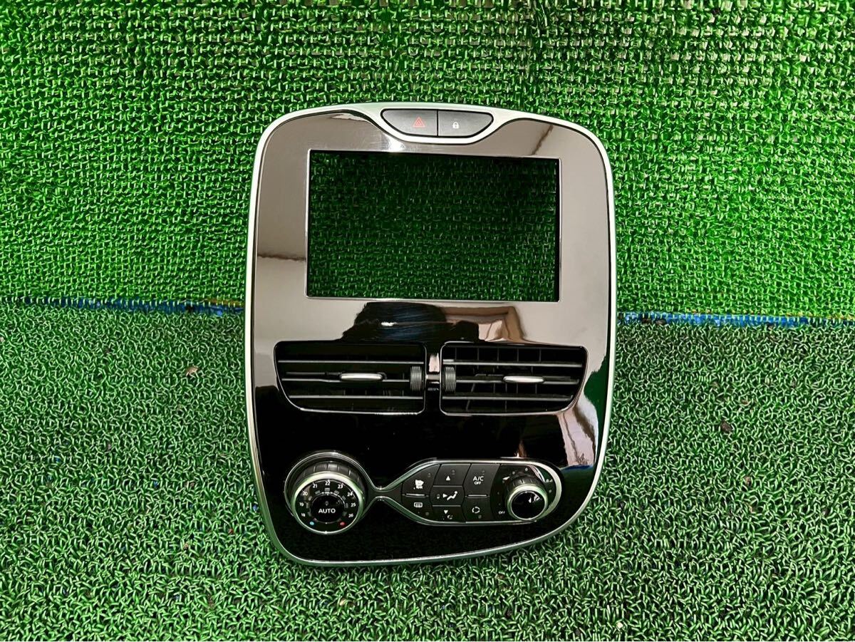 ルノー ルーテシア ナビ エアコン パネル ピアノブラック 美品 割れなし RH5F1 実働外し 破損なし ポン付用! 拍卖