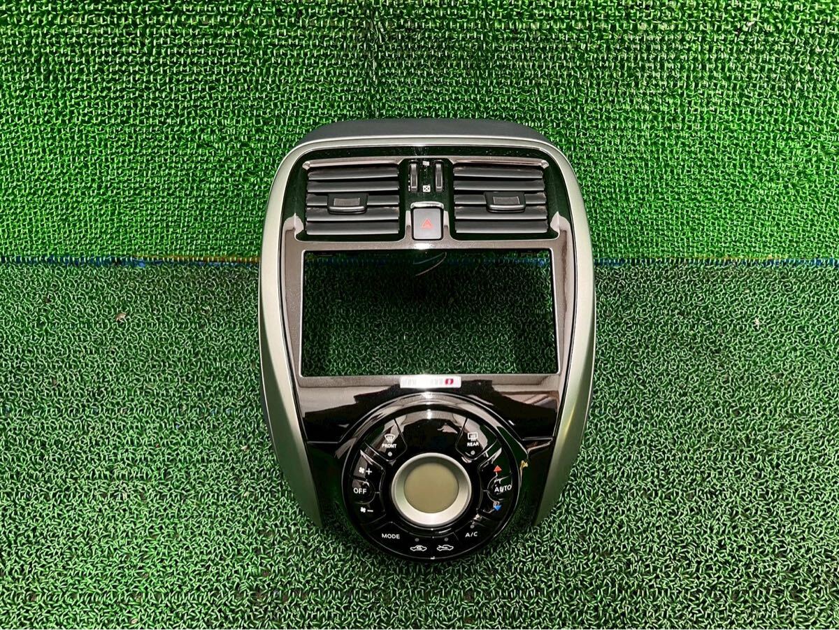 日産 マーチ NISMO エアコン ナビパネル  即決あり 売り切り 美品 ピアノブラック K13拍卖