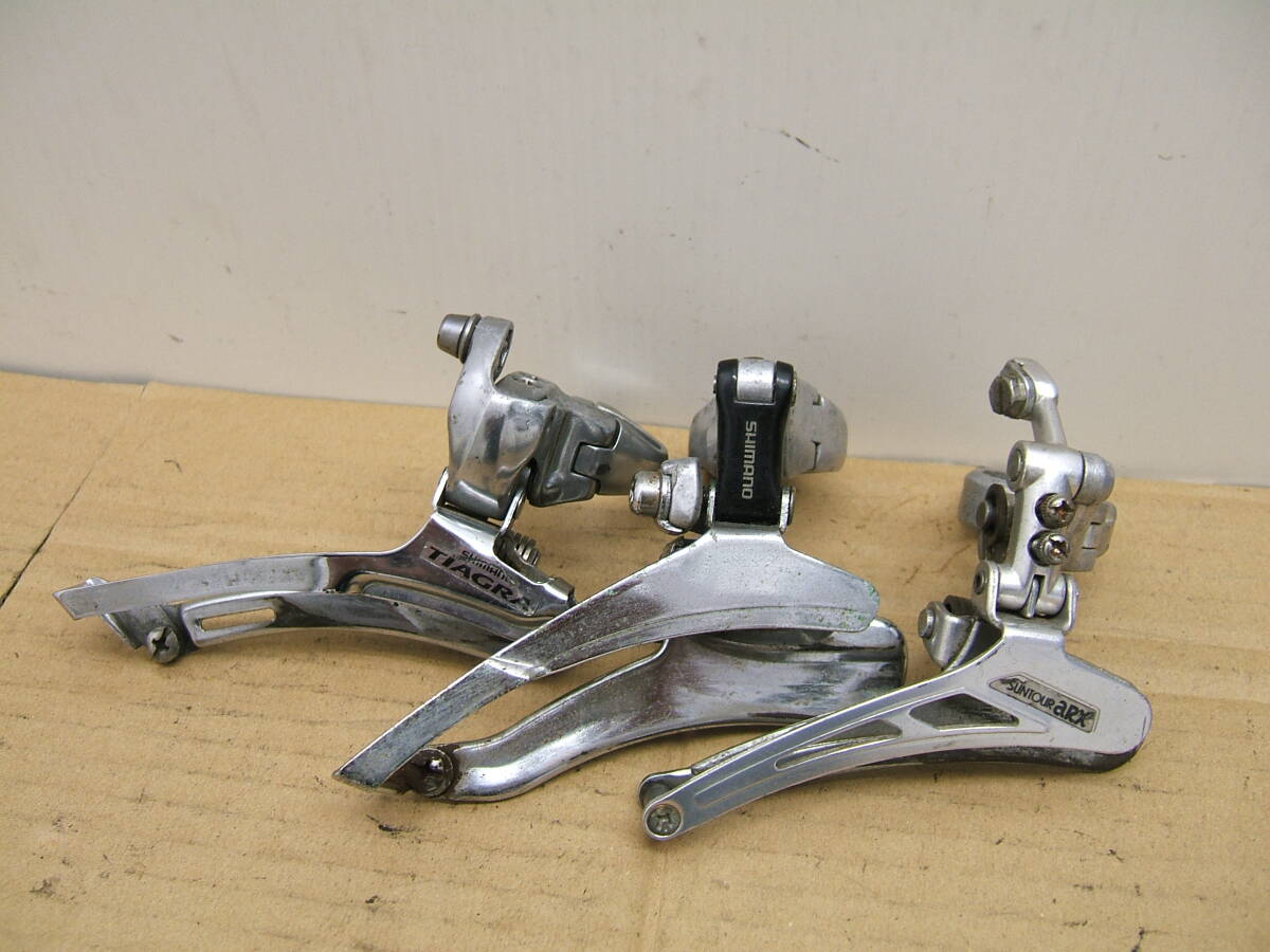 中古 フロントディレーラー 3個 SHIMANO FD-M651 FD-4500 SUNTOUR ARX 394拍卖