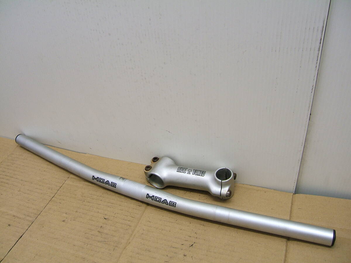 中古 MTB ハンドルバーとステム アルミ RIDE TUNED MOAB 405拍卖