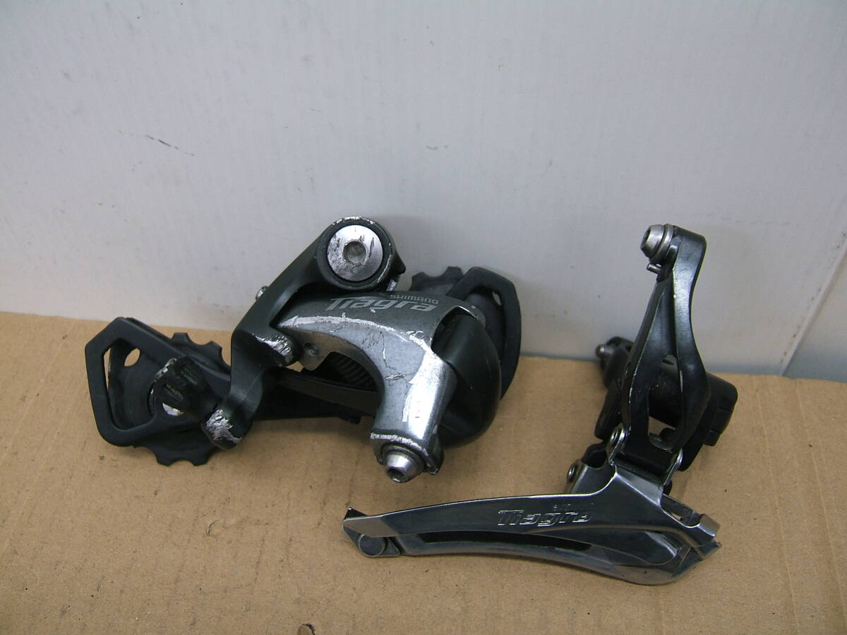 中古 前+リアディレイラー SHIMANO Tiagra FD-RD-4700 JAPAN  445拍卖