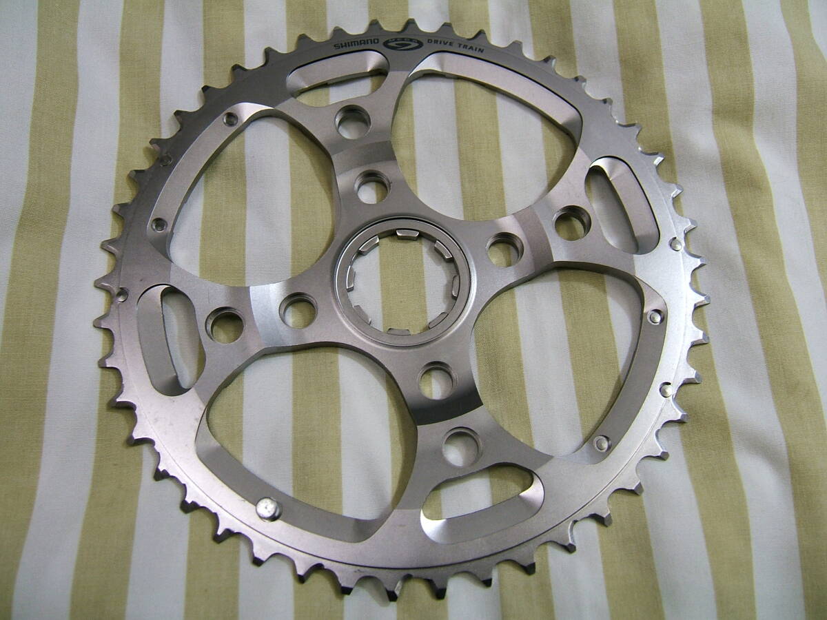 中古 SHIMANO MEGA DRIVE TRAIN 46T BCD-75/110mm チェーンリング 送料430円拍卖