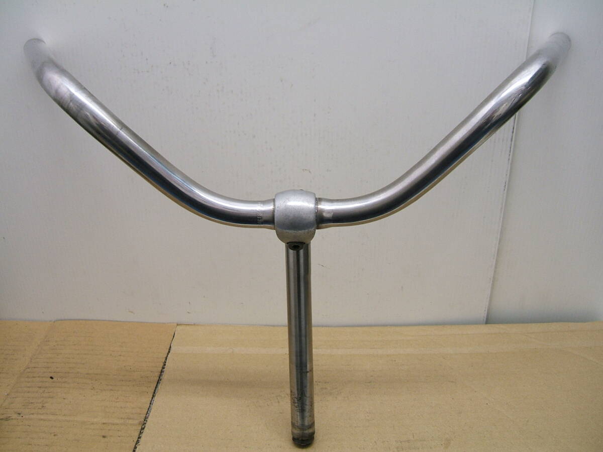 中古 一般自転車用ハンドルとポスト 鉄 MORY JIS  509拍卖