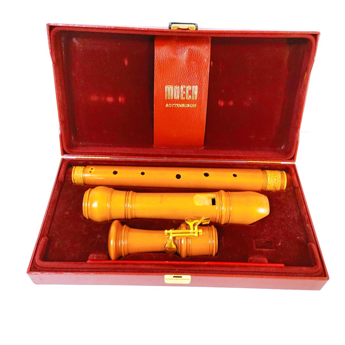 【希少品】MOECK メック 4425(旧品番449a) 木製リコーダー 中古品拍卖