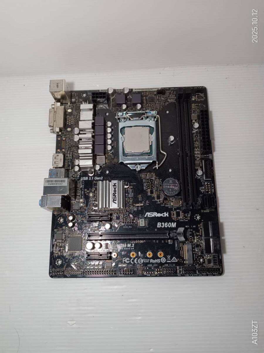 「即日発送」マザーボード Asrock B360M CPU i5 8500 付き ジャンク品 拍卖