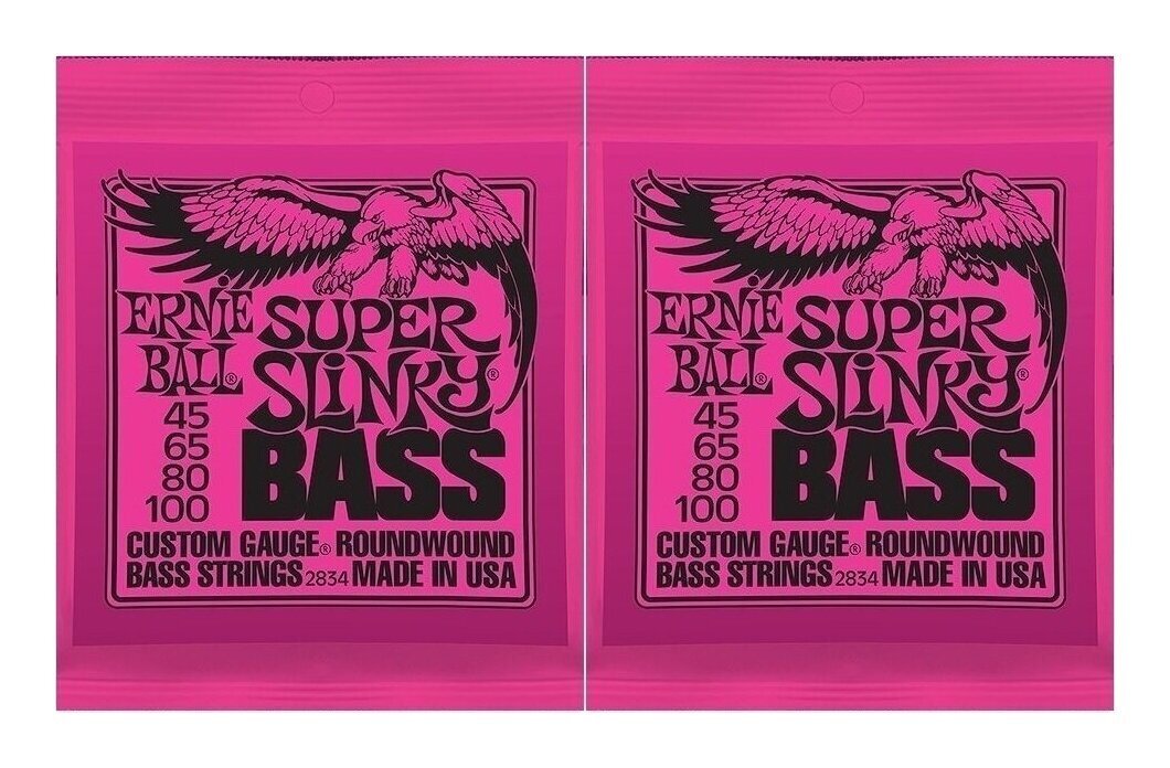 即決◆新品◆送料無料ERNIE BALL 2834×2(SUPERSLINKY45-100/メール便拍卖