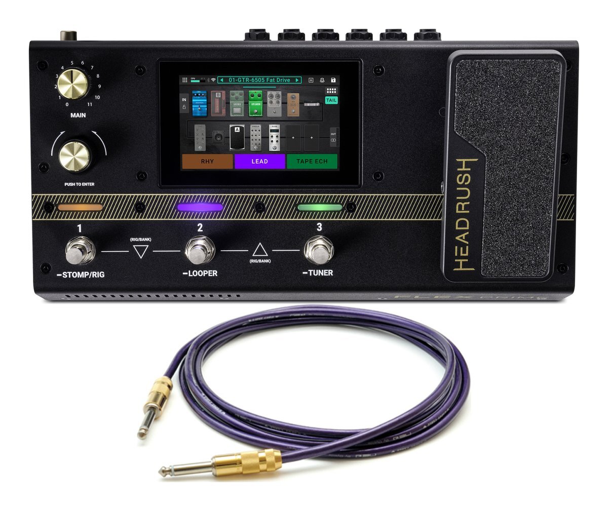 即決◆新品◆送料無料HEADRUSH Flex Prime/OYAIDE G-SPOT CABLE付 ギターアンプ・モデラー/マルチエフェクター拍卖