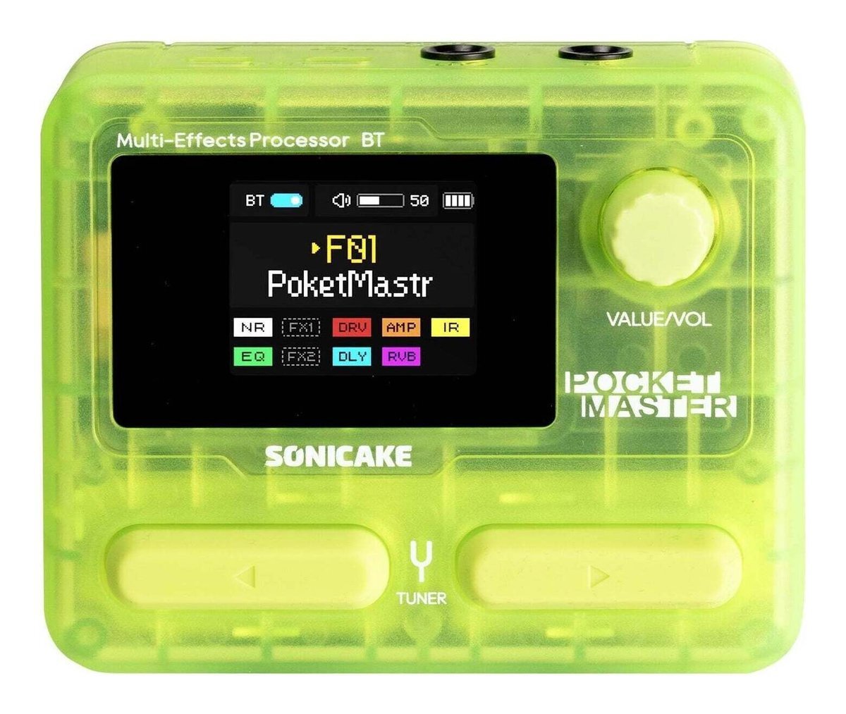 即決◆新品◆送料無料SONICAKE QME-10TGN クリアグリーン ソニケーキ Pocket Master ポケットマスター マルチエフェクター拍卖