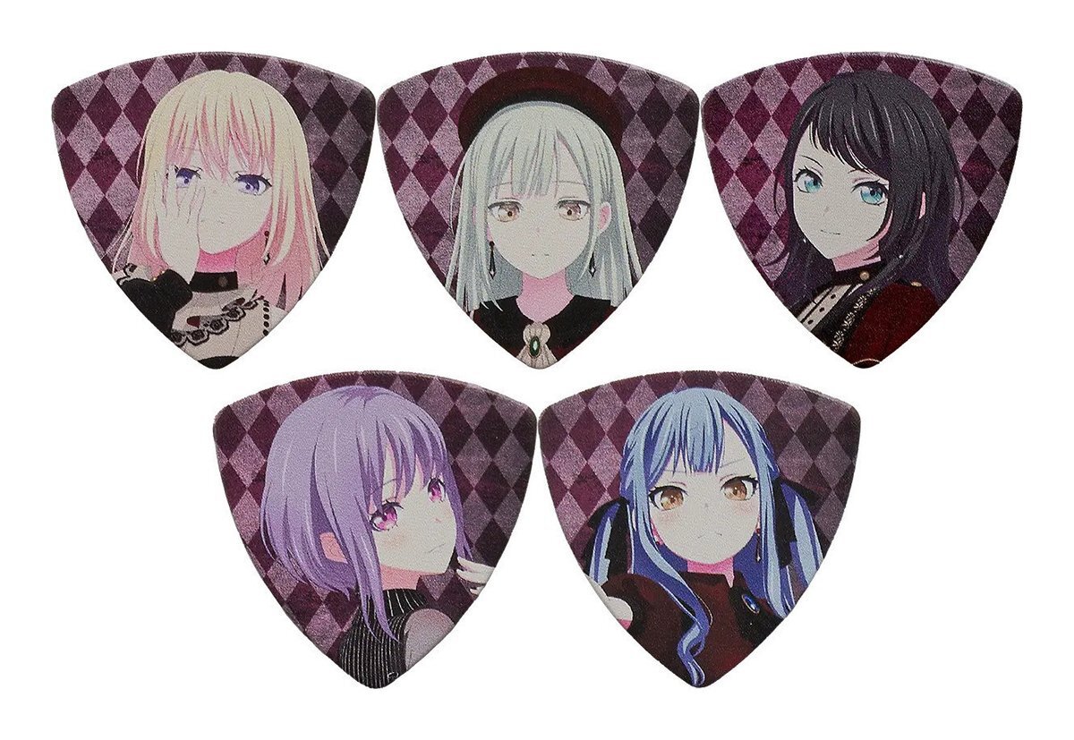 即決◆新品◆送料無料SCHECTERバンドリ!アヴェムジカギターピック第1弾全5種類各1枚セットBanG Dream! Ave Mujica/メール便拍卖