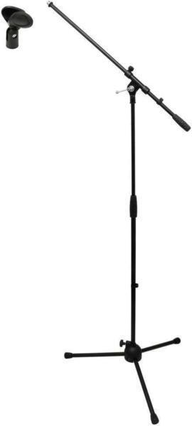 即決◆新品Aria MIS-101B+MIS-S(ブーム部分を外すとストレートスタンドとしても使用可なブーム型マイクスタンド+ホルダー拍卖