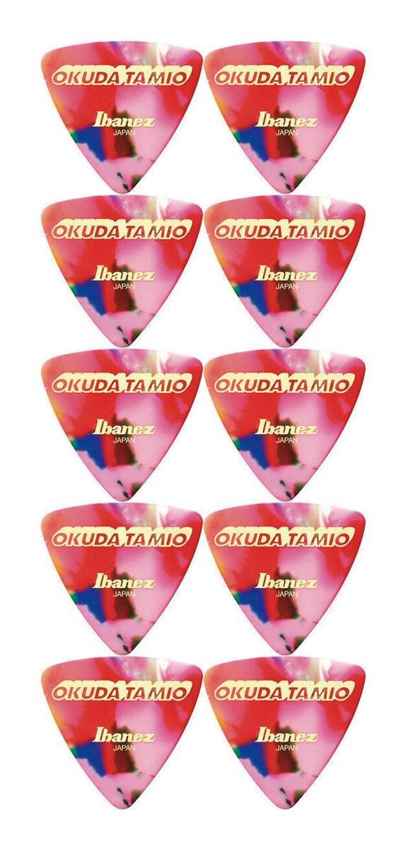 即決◆新品◆送料無料Ibanez TAMIO-A2/10枚セット 0.75mm トライアングル セルロース 奥田民生/メール便拍卖