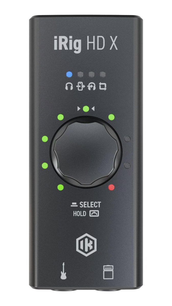即決◆新品◆送料無料IK Multimedia iRig HD X ギター/ベース用 モバイル オーディオ インターフェース 24-bit / 96 kHz 対応拍卖