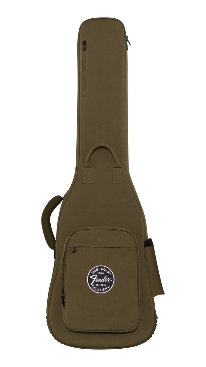 即決◆新品◆送料無料Fender Troubadour Electric Bass Gig Bag Olive フェンダー 高耐久性 ワックスドキャンバス生地 ベース用 ギグバッグ拍卖