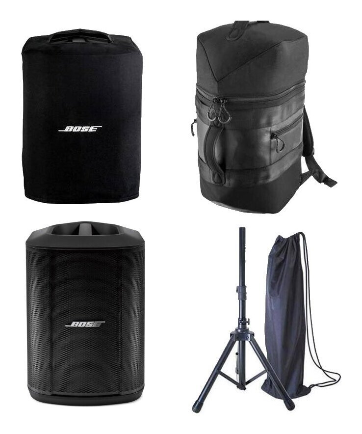 即決◆新品◆送料無料BOSE S1 PRO+/専用バックパック+カバー+スタンド付3チャンネルミキサー/Bluetooth搭載ワイヤレス小型PAスピーカー拍卖