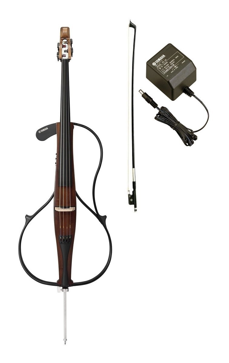 即決◆新品◆送料無料YAMAHA SVC300F/電源アダプター+弓/PA-3C+CBB301付 アンティークダークブラウン サイレントチェロ/代金引換不可拍卖