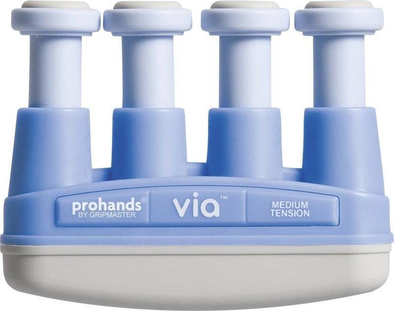 即決◆新品◆送料無料Prohands VM-13002 ミディアム/BLUE 握力強化 ハンドエクササイザー VIA グリップマスター /メール便拍卖