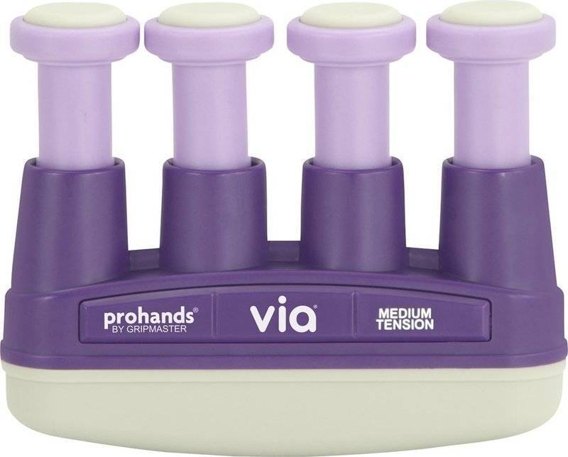 即決◆新品◆送料無料Prohands VM-13004 ミディアム/PURPLE 握力強化 ハンドエクササイザー VIA グリップマスター /メール便拍卖