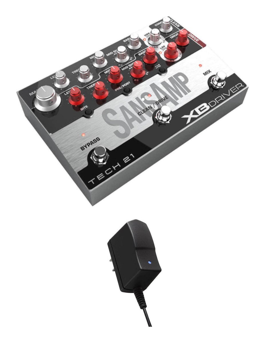 即決◆新品◆送料無料TECH21 SansAmp XB DRIVER+BOSS PSA-100S2 ベース用 プリアンプ / DI/電源アダプター付拍卖