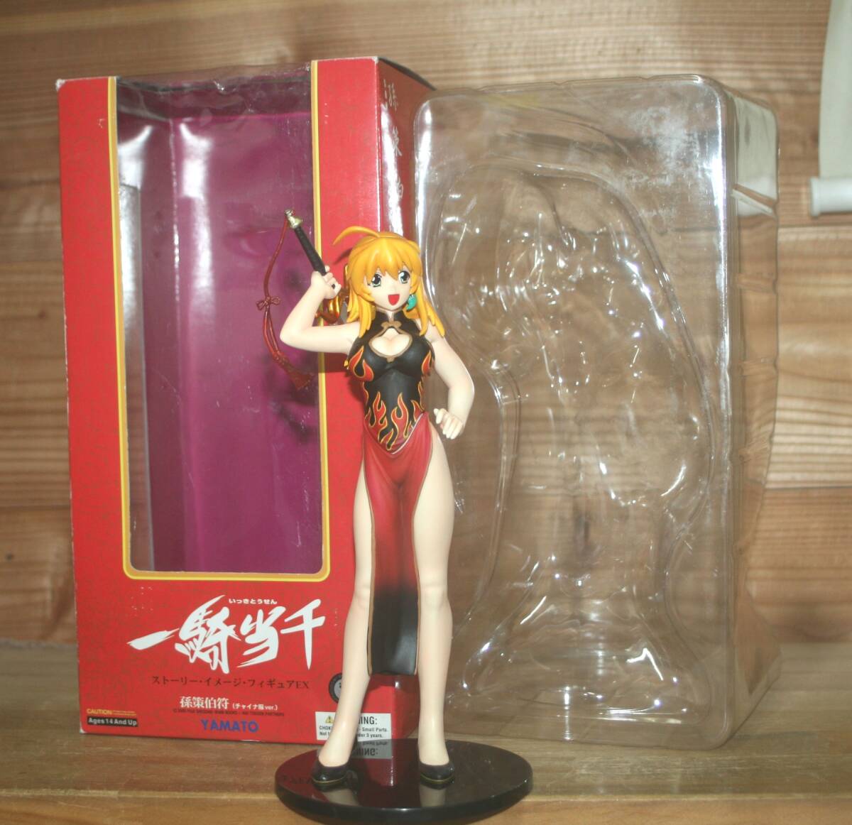 開封品♪ SIF EX 孫策伯符 チャイナ服ver. 一騎当千(やまと,関羽雲長,趙雲子龍,孫権仲謀,呂蒙子明,呂布奉先,劉備玄徳,張飛益徳,夏候淵妙才)拍卖