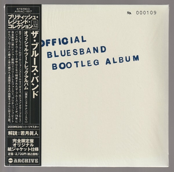 紙ジャケCD☆ザ・ブルース・バンド/ オフィシャル・ブートレッグ・アルバム ☆紙ジャケット仕様拍卖