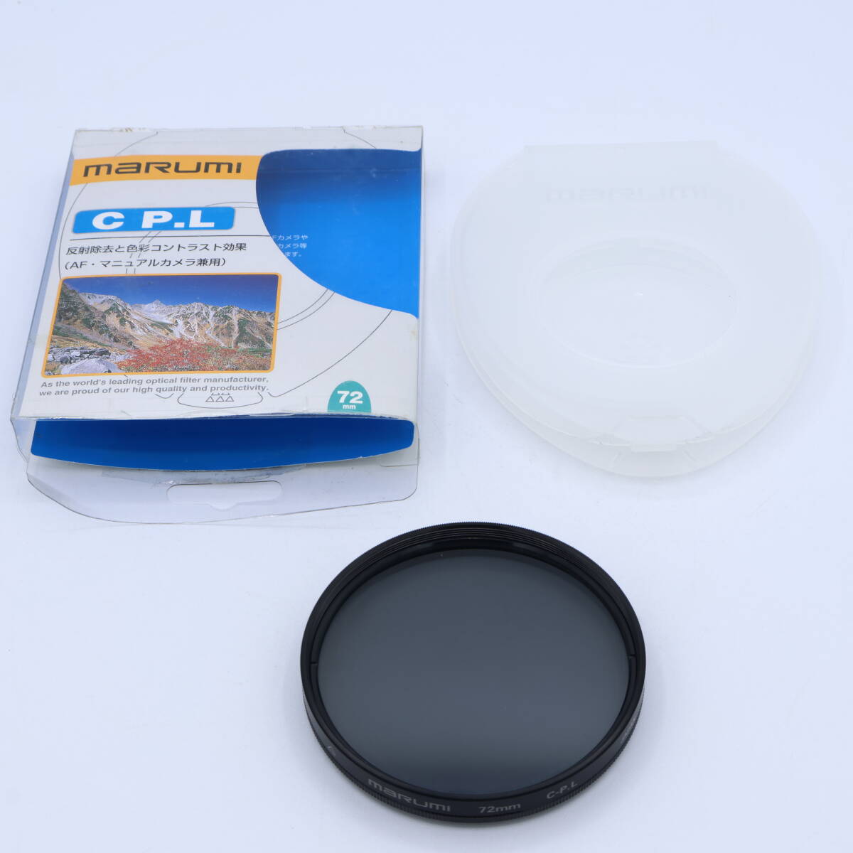 マルミ MARUMI PLフィルター 72mm C-PL 72mm コントラスト上昇 反射除去 #251010拍卖
