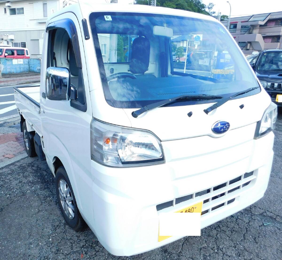 サンバートラック(ハイゼットOEM)4WDオートマチック(AT)平成29年モデル。令和9年6月まで車検有り拍卖