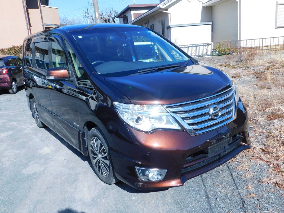 セレナハイウェイスターSハイブリットH28年式FC26最終モデル。無事故、実走行。車検整備点検済み令和9年4月まで車検有り拍卖