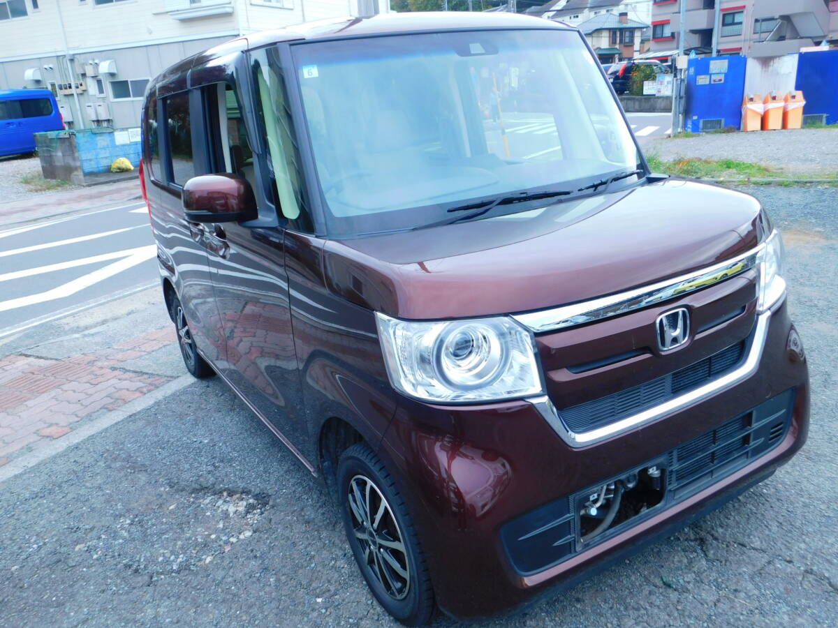 N-BOX4WDホンダセンシングJF4型。無事故&スタットレス装着渡し豪華装備車両。拍卖