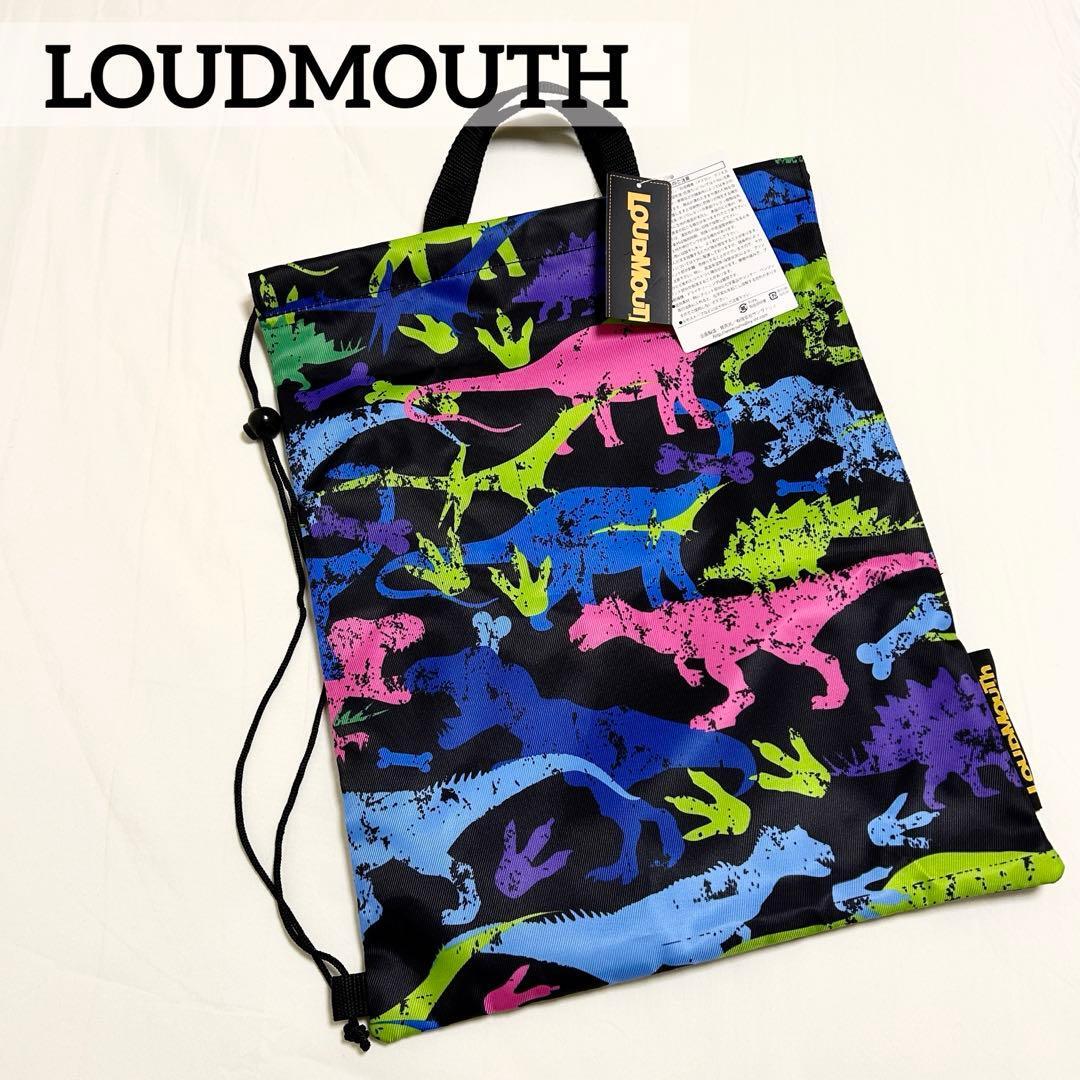 【新品】ラウドマウス ゴルフ シューズケース マルチケース 靴入れ ゴルフバッグ キャリーバッグ 肩掛け 手さげ 鞄 かばん ダイナソーB拍卖