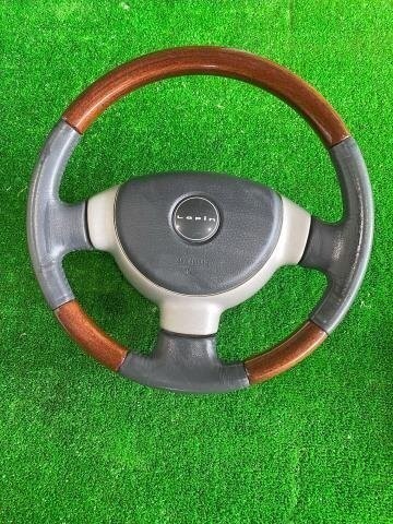 スズキ ラパン HE21S ハンドル ステアリングハンドル ステアリングホイール エアバック欠品 中古拍卖