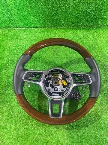 ポルシェ カレラー 4S 991H1 ABA-991H1 ステアリングホイール ステアリングアンドル ハンドル エアバック欠品 未使用品拍卖