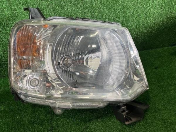 オッティ H92W 日産 純正 右 ヘッドライト ライト ランプ ヘッドランプ 中古 点灯ok NISSAN DBA-H92W ハロゲン拍卖