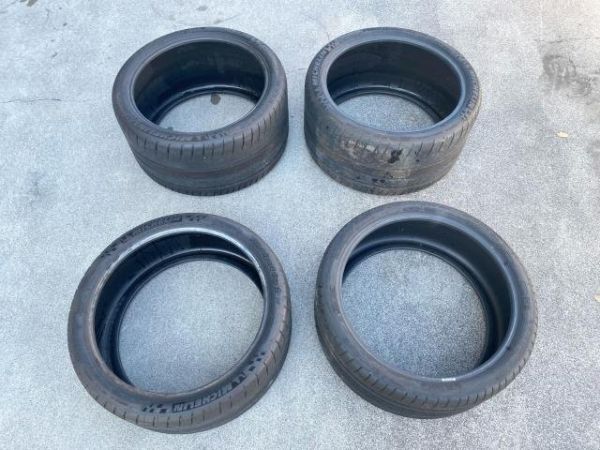 PORSCHE ポルシェ カレラ 4S 991H1 タイヤ4本 ミシュラン MICHELIN パイロット スーパースポーツ カップ 2 Pilot Sport Cup2 Z693-01拍卖