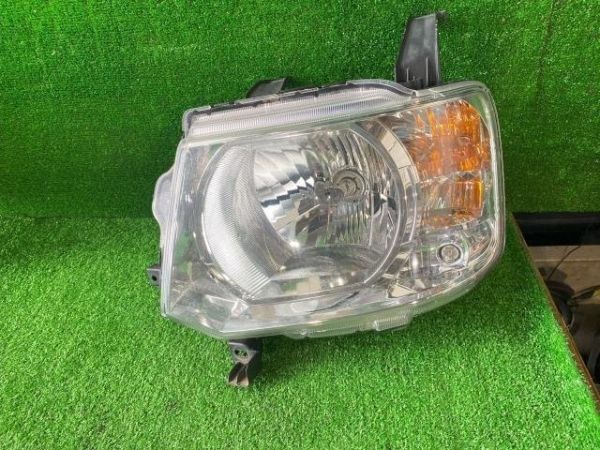 三菱eKワゴン H82W 左ヘッドライト 左ヘッドランプ 左ライト ハロゲン ヘッドライト ヘッドランプ ライト 点灯テストok 中古 純正拍卖