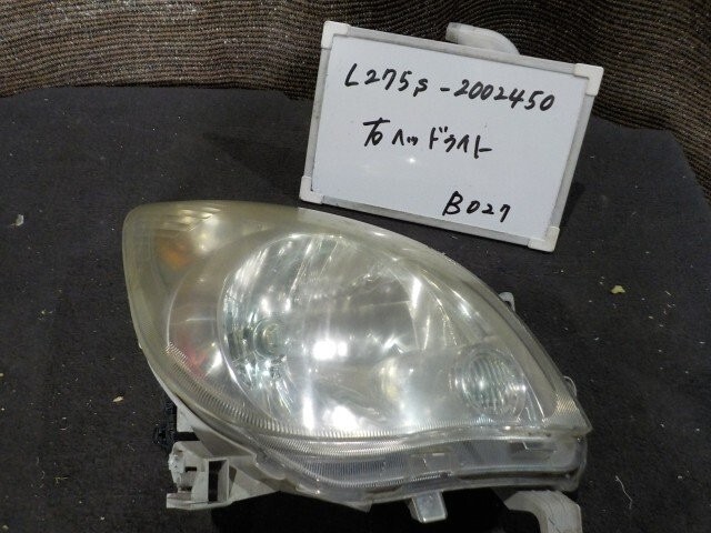 ダイハツ ミラ DBA-L275S 右 ヘッドランプ ヘッドライト ライト コイト 100-51870 B027拍卖