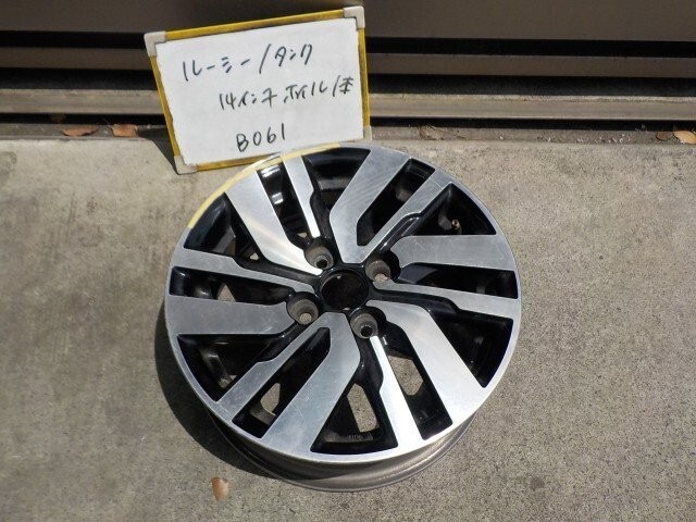ダイハツ 純正 タンクタンク ルーミー M900A M910A 純正アルミホイール 1本 14インチ 5J+35 PCD100 4H ホイール ホイル 14×5J拍卖