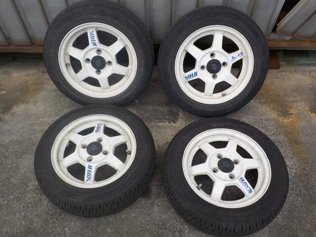 スズキ セルボ HG21S RAYS ENGINEERING レイズ VOLK ボルクレーシング 13×5J?5.5J? 13インチ 4穴 PCD100 ホイール ホイル【C-018】拍卖