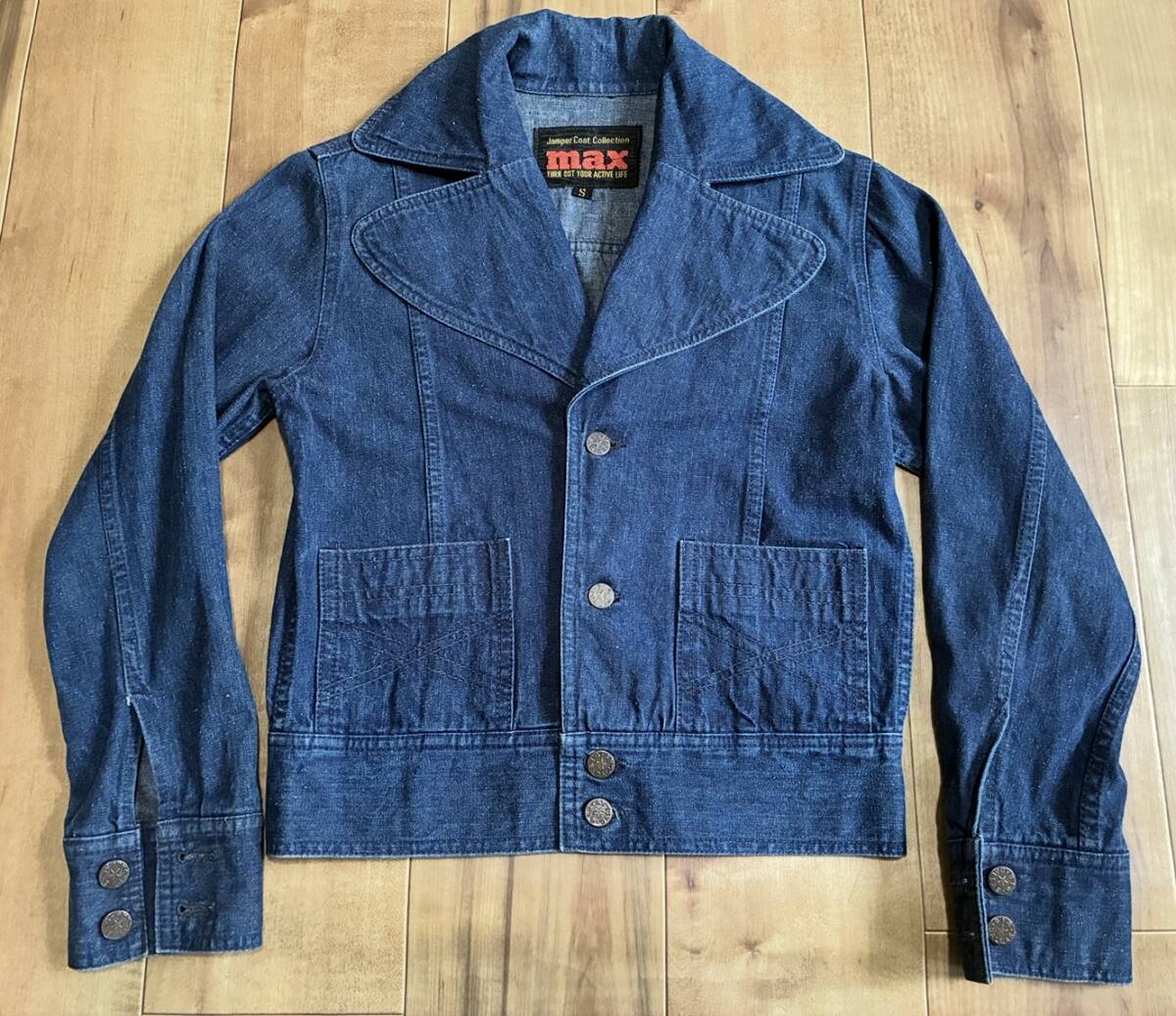 国産レトロヴィンテージ MAX デニムジャケット 70s80s拍卖